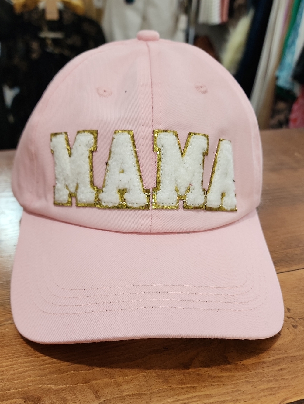 Pink "MAMA" Baseball Cap